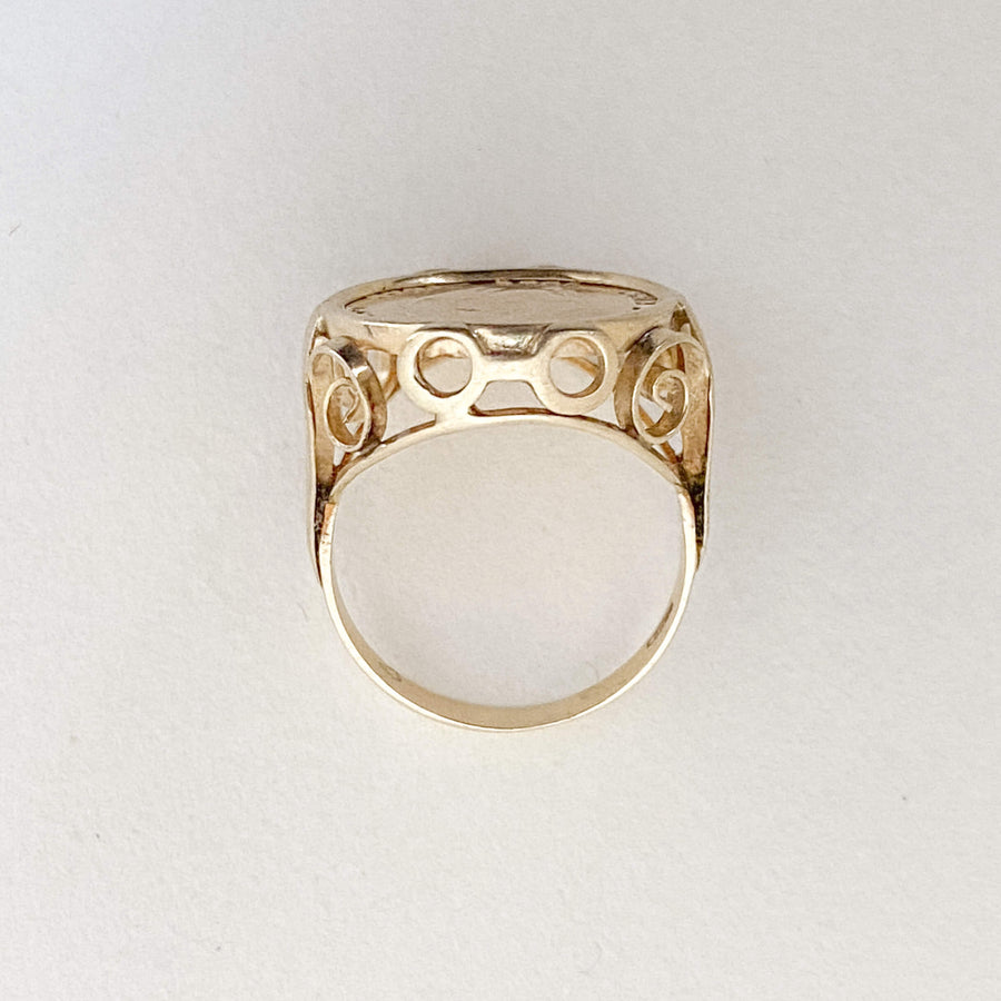 Vintage Coin JFK Ring