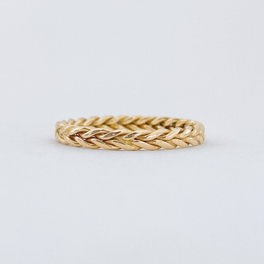 Vintage Braid Infinity Ring