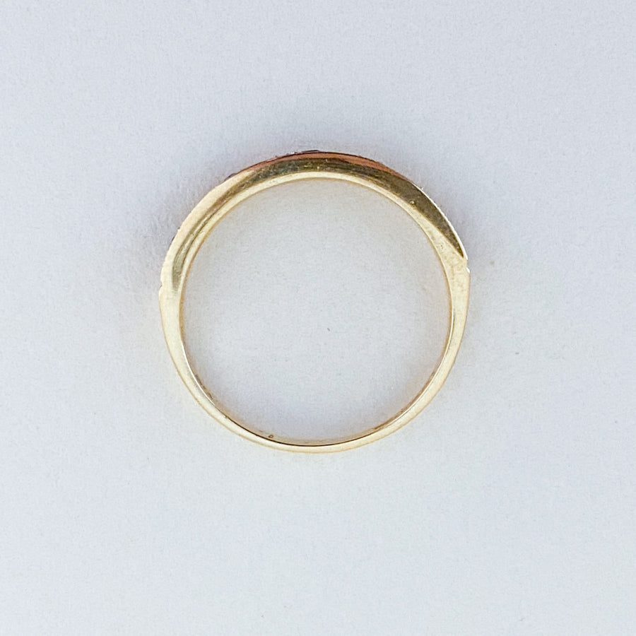 Vintage Sapphire & Diamond Eternity Ring