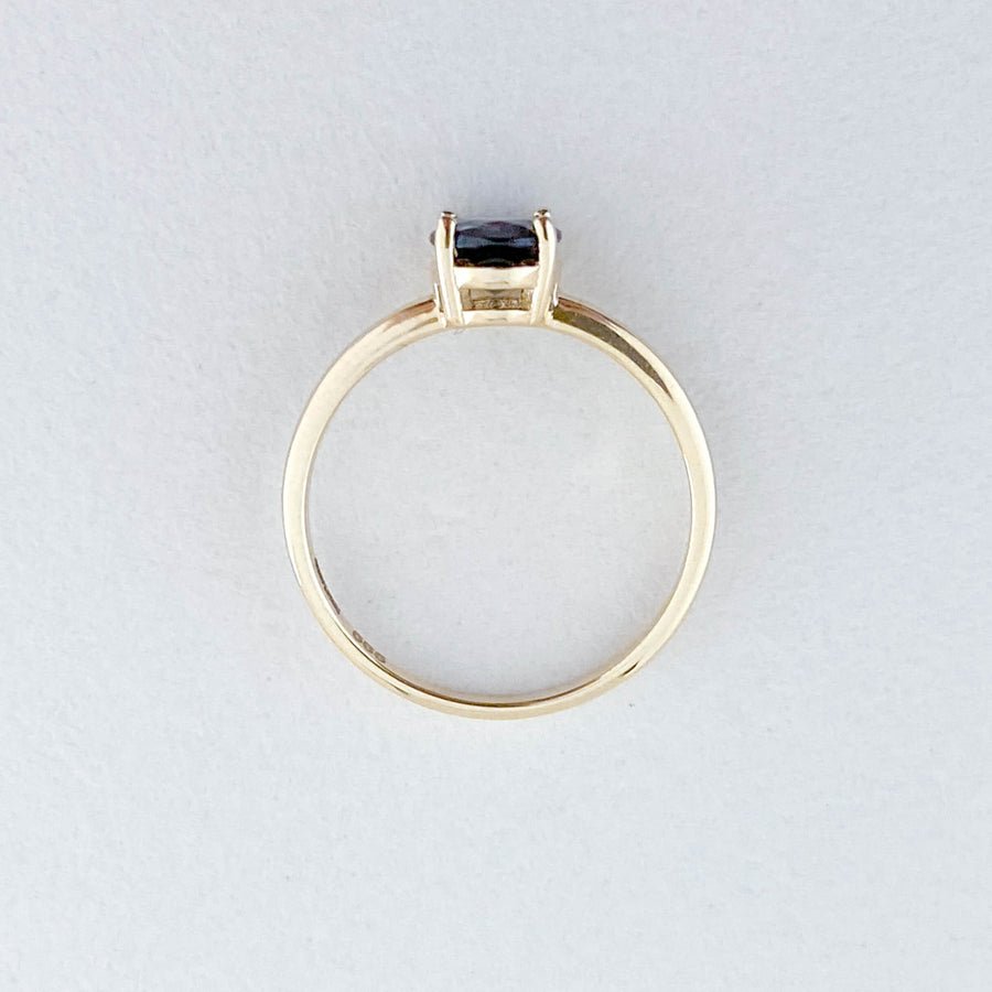 Garnet Oval Ring