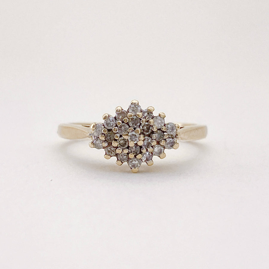 Vintage Diamond Carreaux Ring
