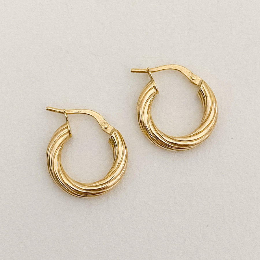 Vintage Hoops Swirl Small