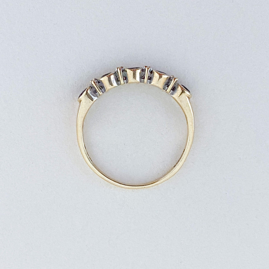 Vintage Sapphire & Diamond Fairytale Ring