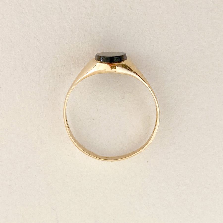 Vintage Onyx Signet Ring
