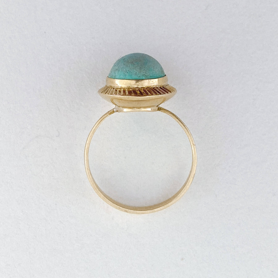 Vintage Turquoise Sun Ring