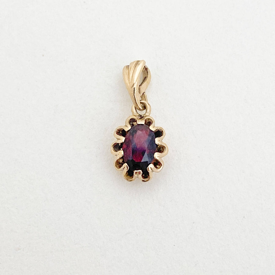 Vintage Garnet Pendant