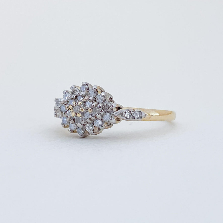 Vintage Diamond Carreaux Ring