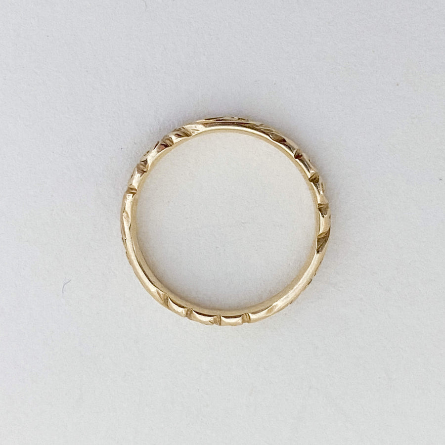 Vintage Baroque Infinity Ring