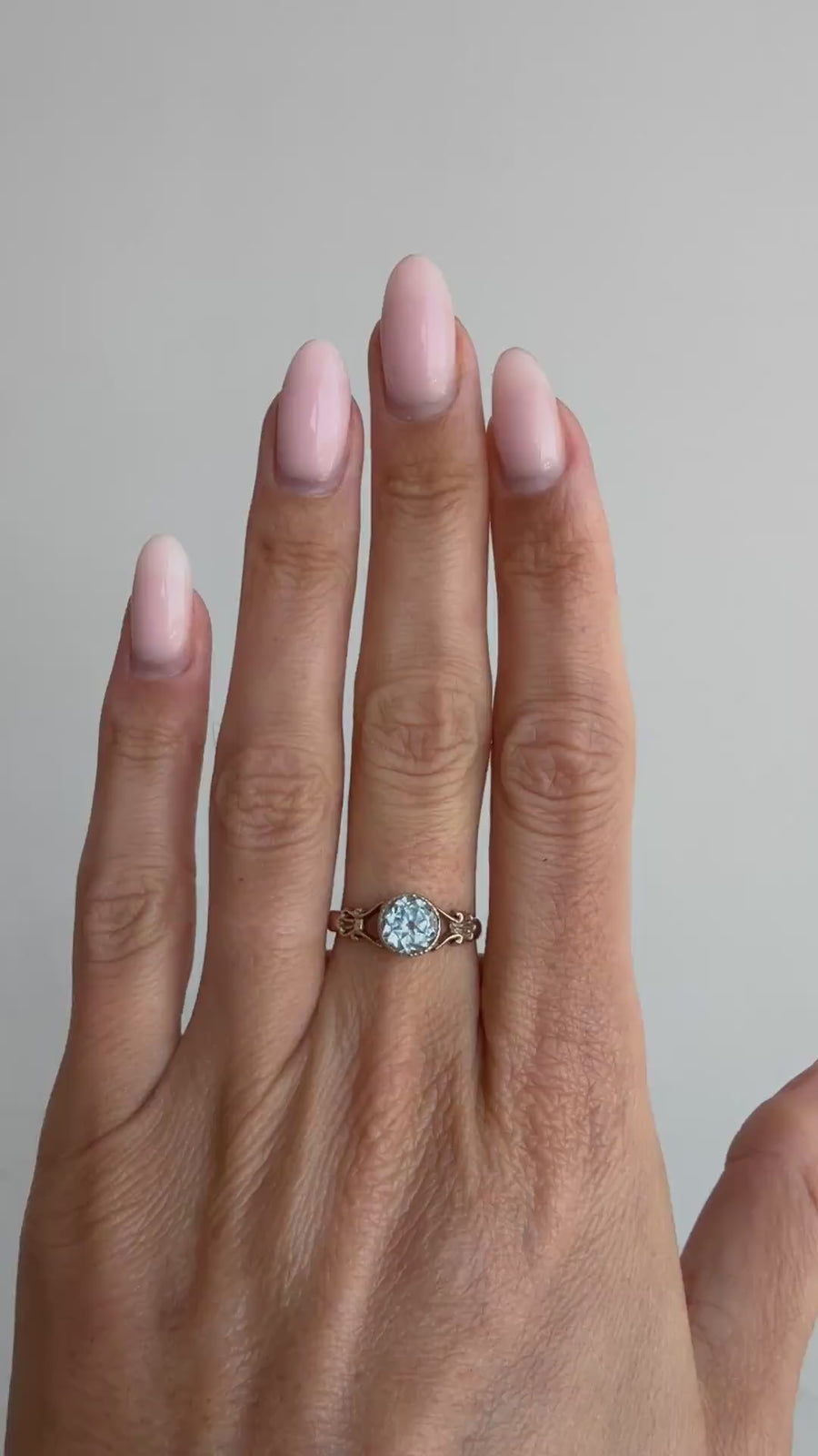 Vintage Spinel Ornate Ring