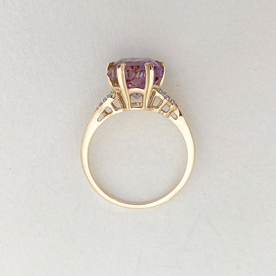 Vintage Ametrine & Diamond Étoile Ring