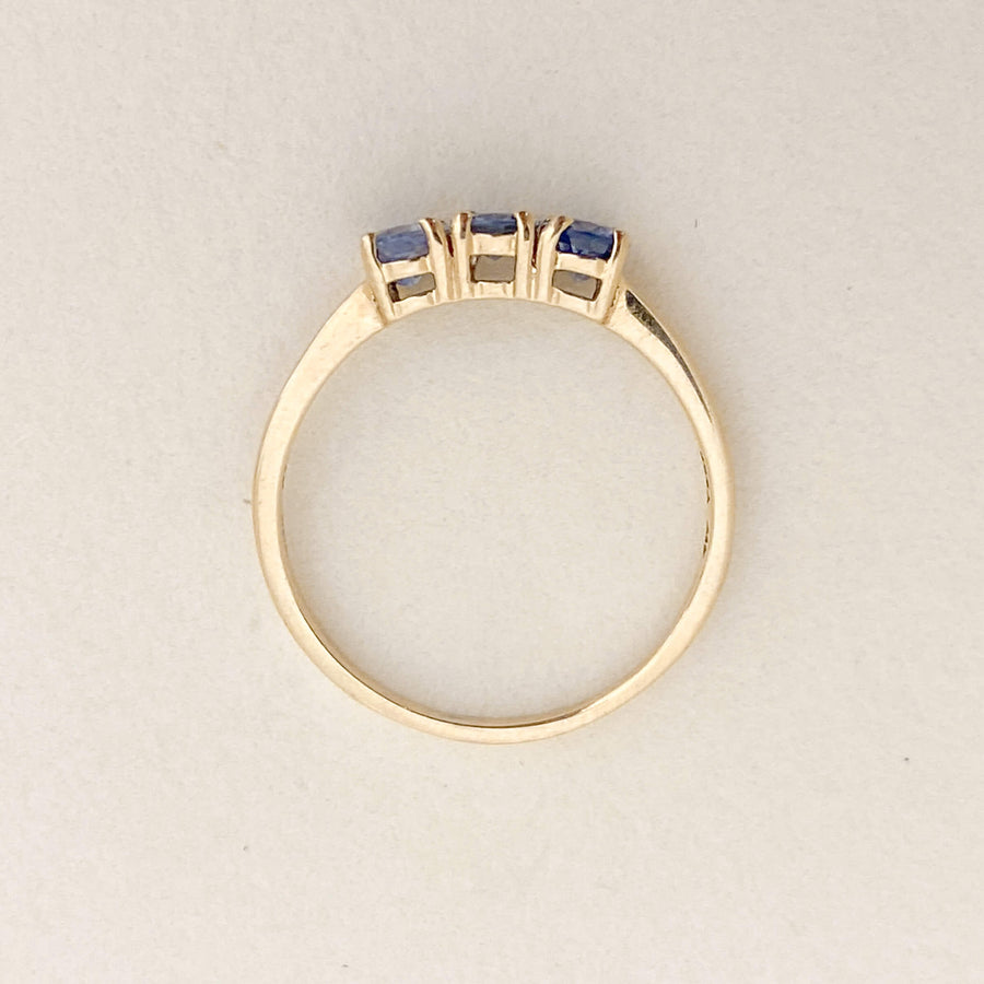 Vintage Sapphire Trilogy Ring