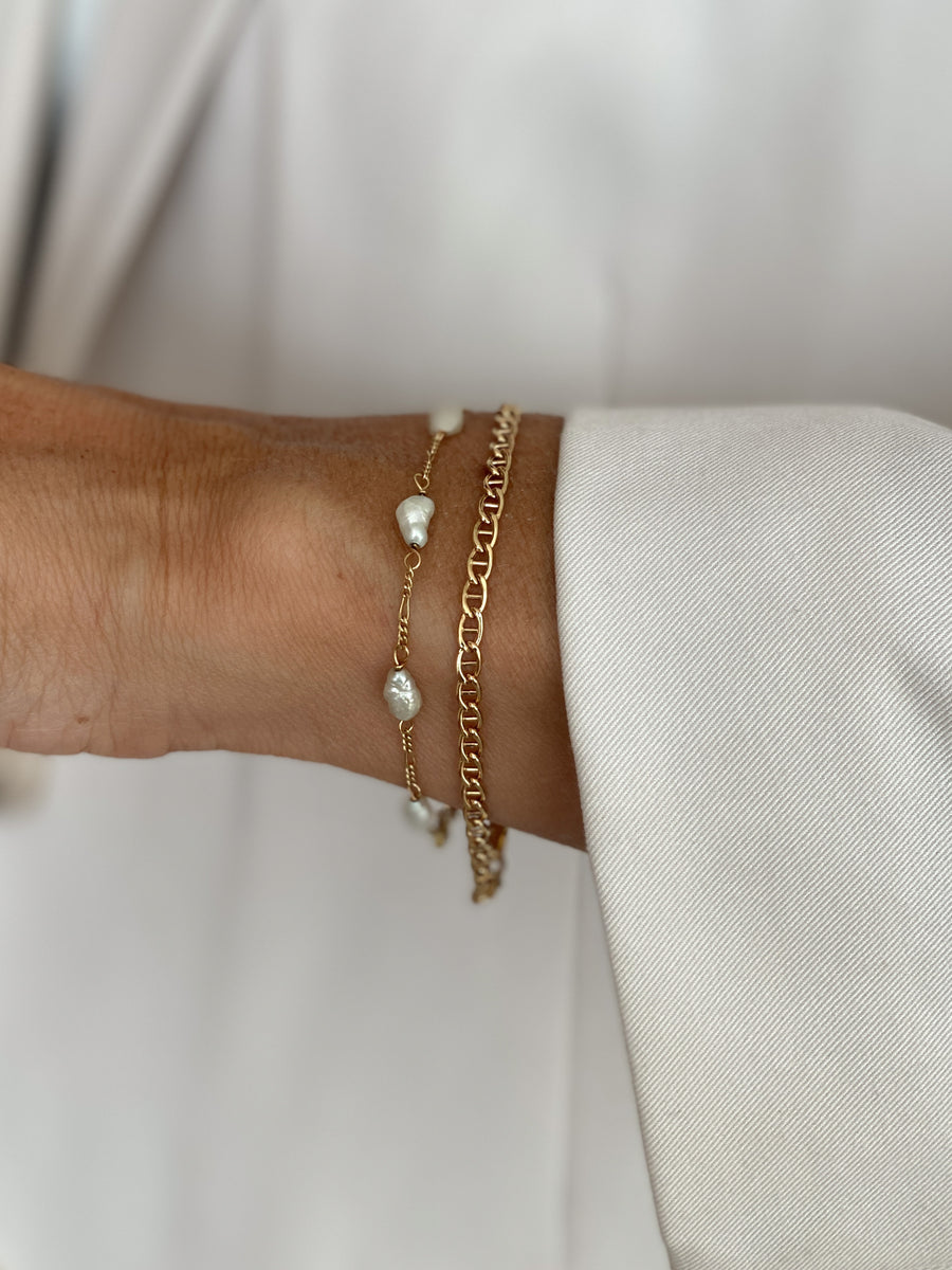 Vintage Pearl Baroque Bracelet