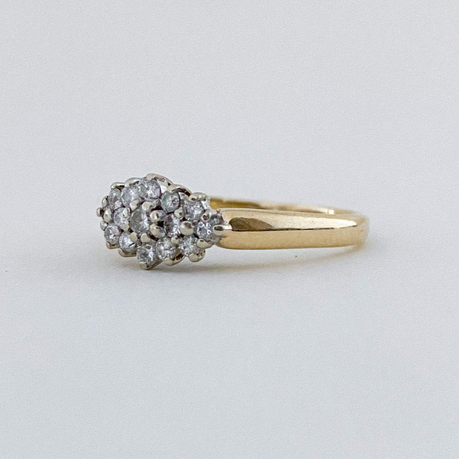 Vintage Diamond Bisous Ring