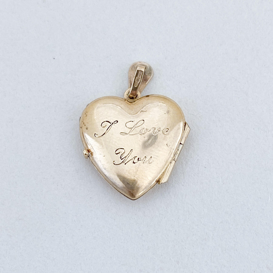 Vintage Locket Patterned Heart