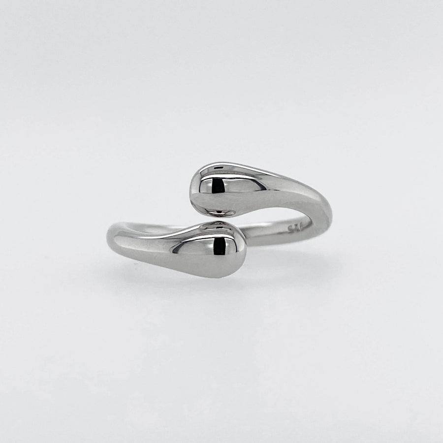 Silver Toi et Moi Ring
