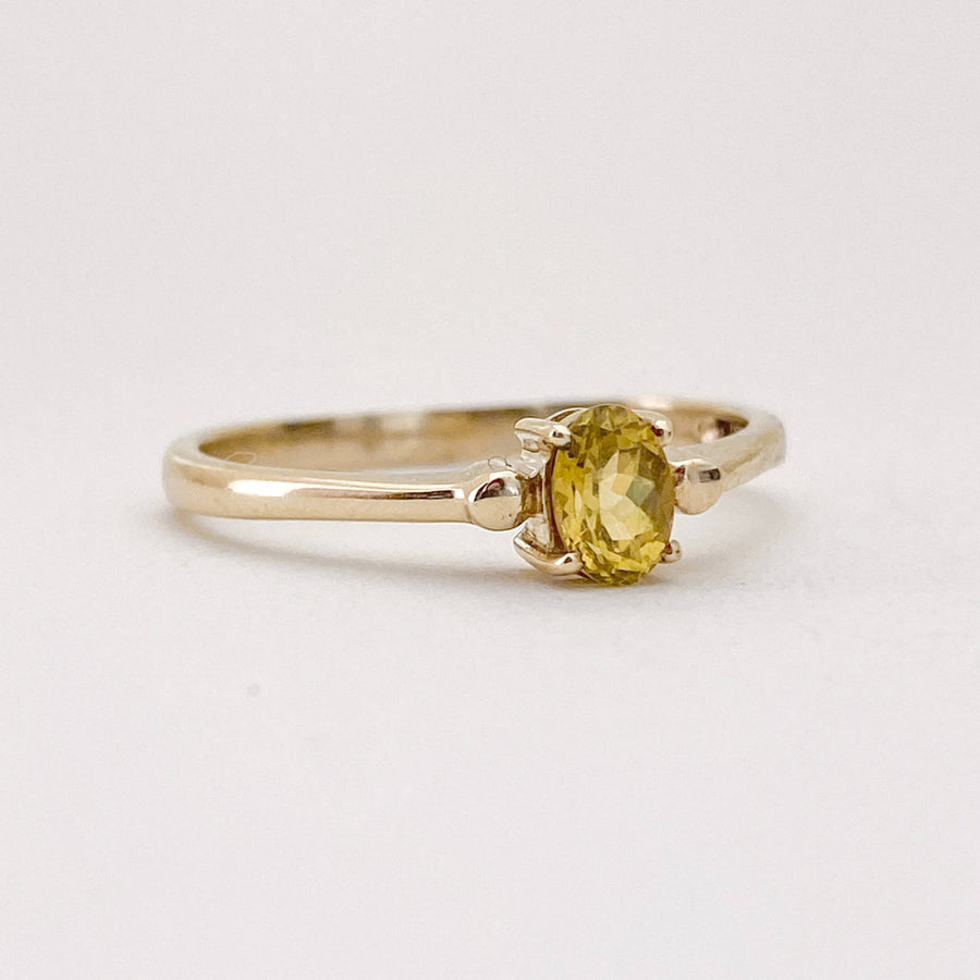Vintage Peridot Dots Ring
