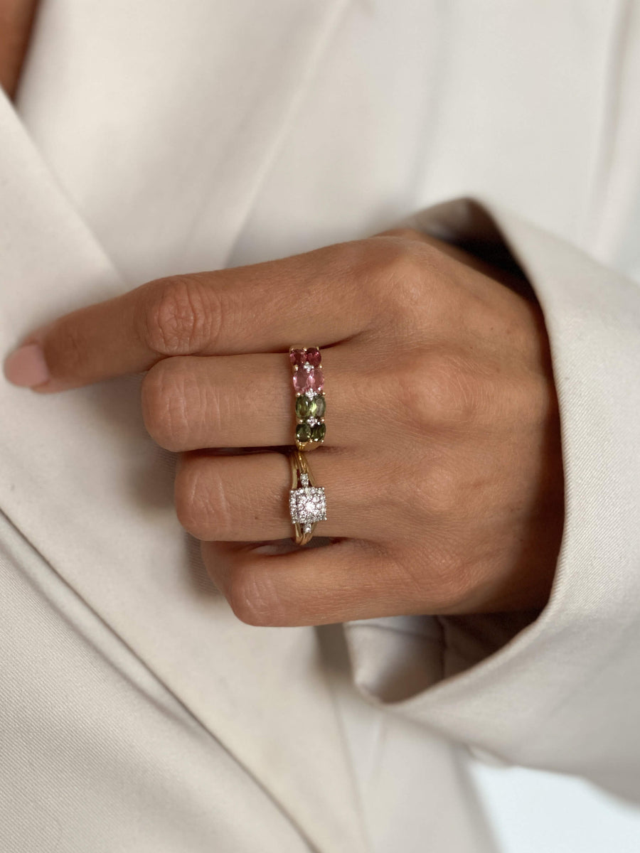 Vintage Watermelon Band Ring