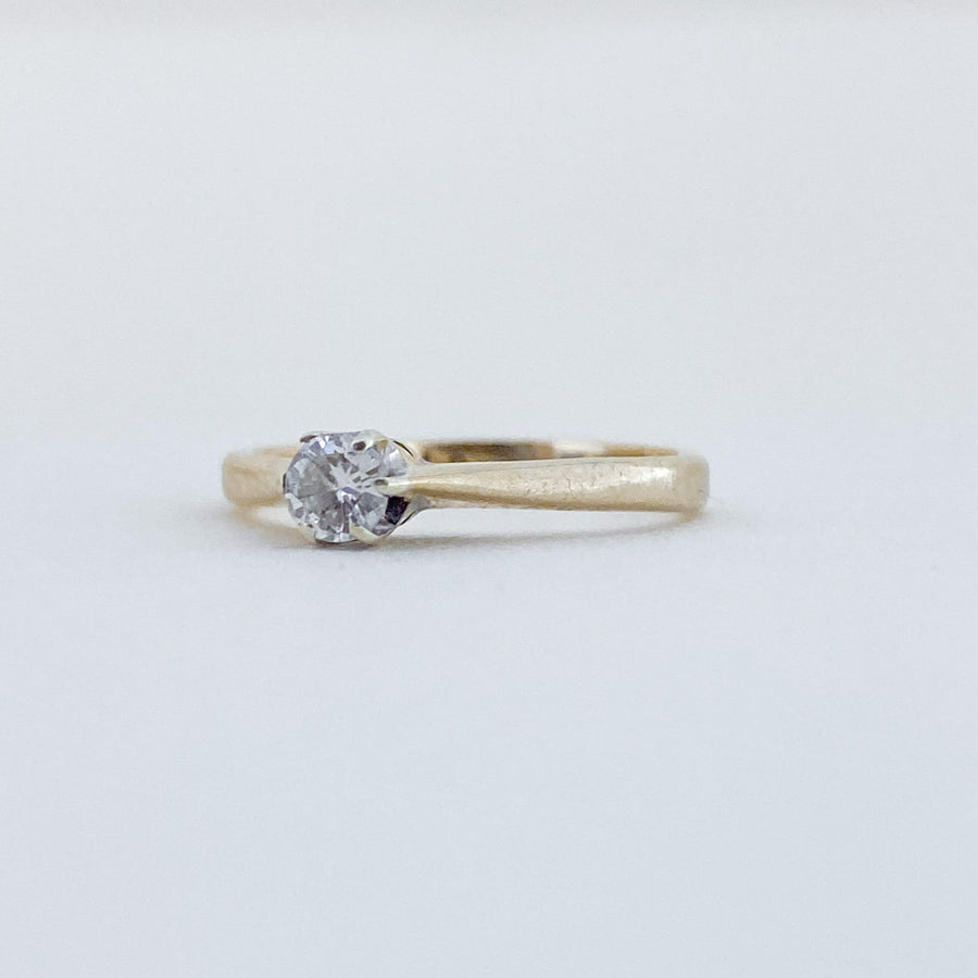 Vintage Diamond Sparkle Pinky Ring