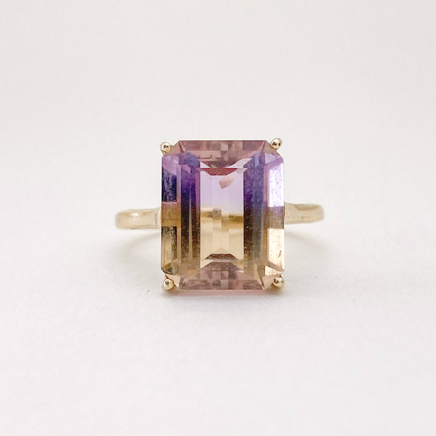 Vintage Ametrine Cushion Ring
