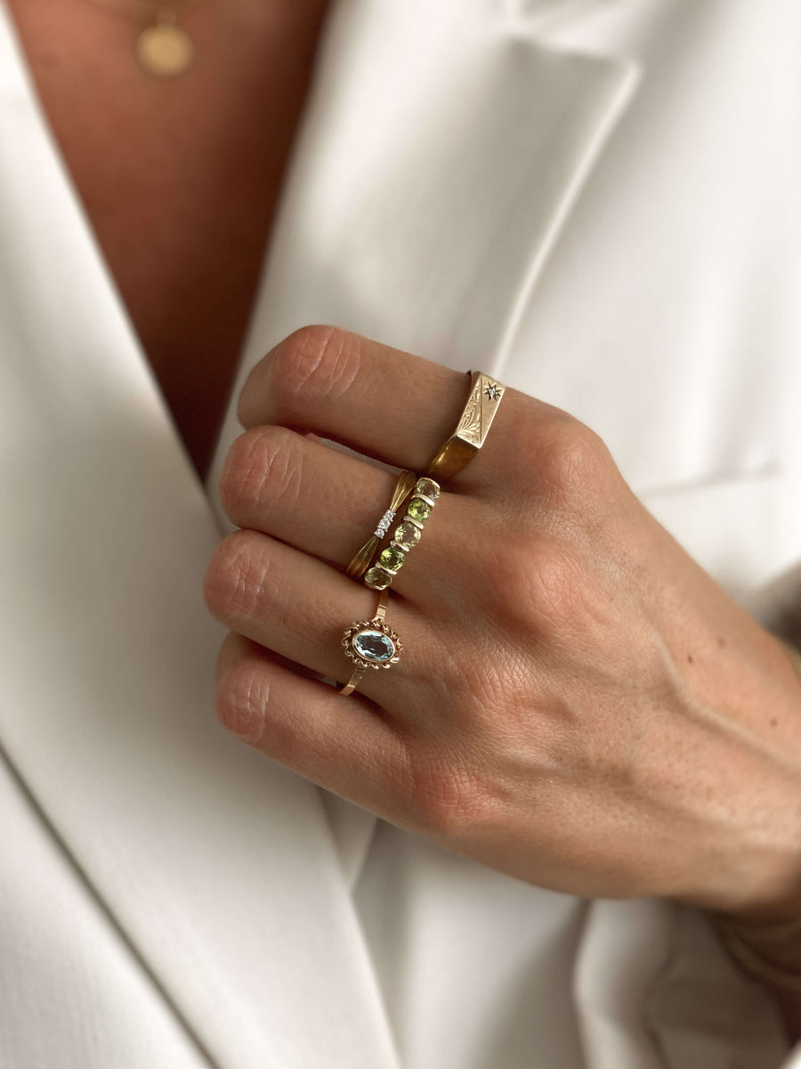 Vintage Diamond Turban Ring - Forever Mine Collectables