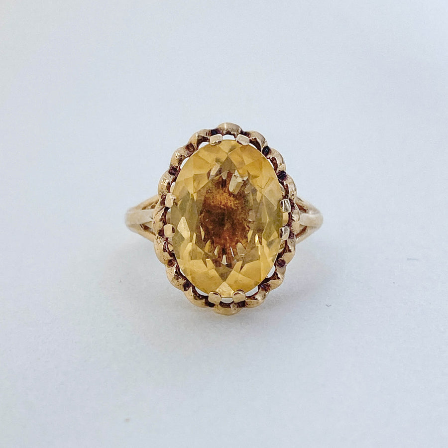 Citrine Oval Ring - Forever Mine Collectables
