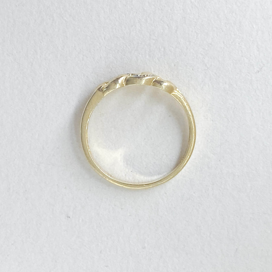 Vintage Diamond Chain Ring - Forever Mine Collectables