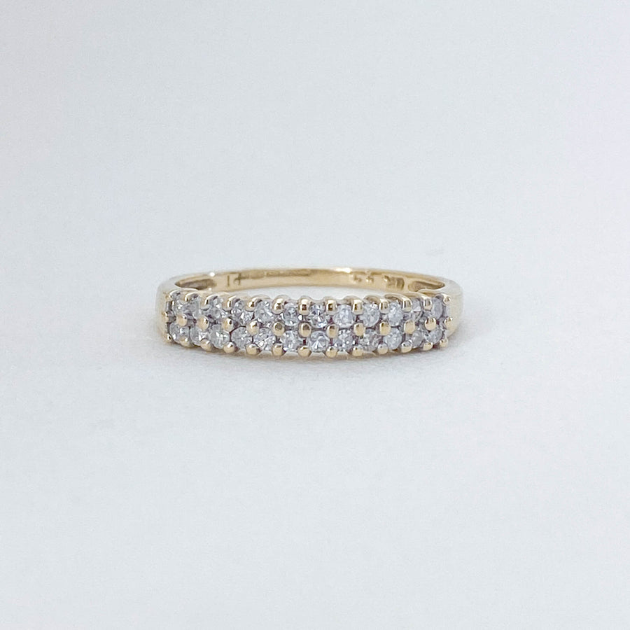 Vintage Diamond Row Ring - Forever Mine Collectables