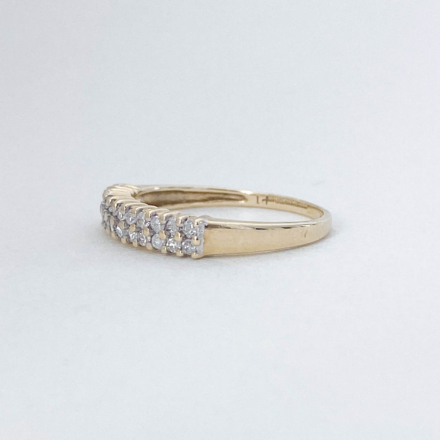 Vintage Diamond Row Ring - Forever Mine Collectables